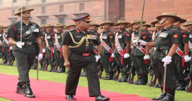 GENERAL MANOJ PANDE relinquishes the apoinment of CHIEF OF THE ARMY STAFF