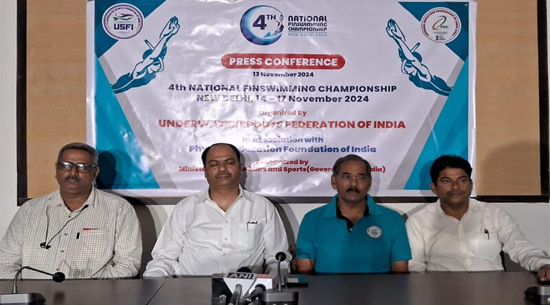 New Delhi to host 4th National Finswimming Championship 2024 from November 15