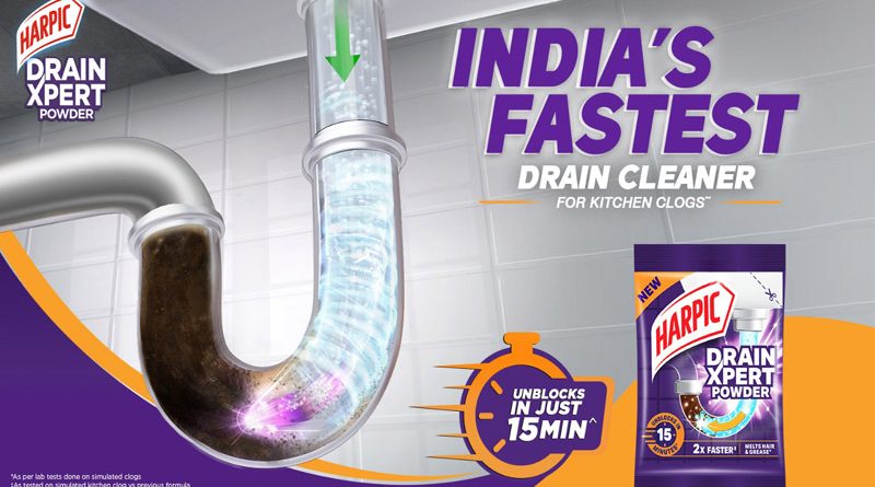 India’s Fastest Drain Cleaner ‘Harpic DrainXpert’ Launched