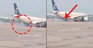 Smoke Seen from Aircraft Wheels During Landing at Amausi Airport; DGCA Seeks Report, Saudi Airlines Asked to Respond