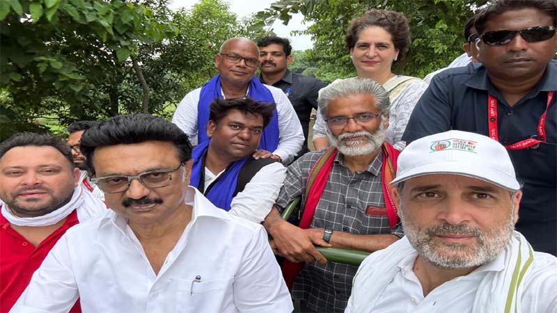 Massive Support for ‘Voter Rights Yatra’ in Bihar, Opposition Leaders Slam Government