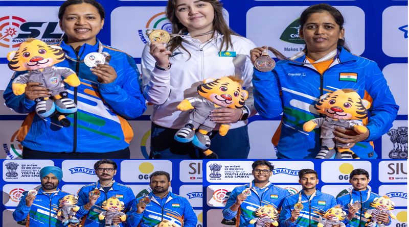 Indian top medal standings as Asian Championship concludes