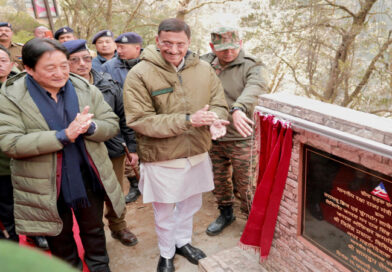 Raksha Rajya Mantri inaugurates Chungthang-Lachen Axis and Taram Chu Bridge in Sikkim