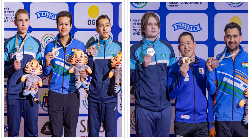 Anish wins bronze in rapid-fire pistol, Kazakhstan four golds