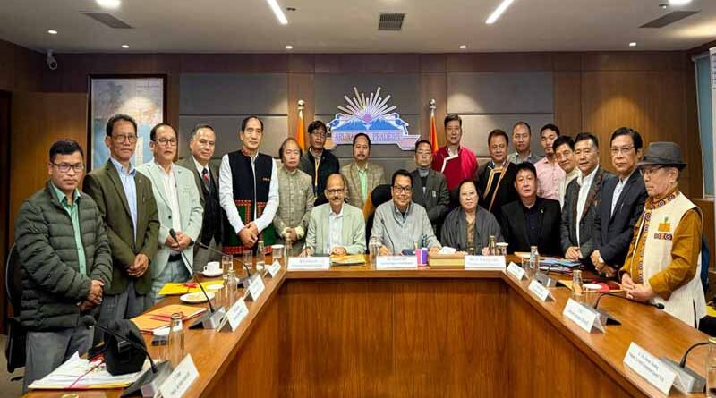 Deputy Chief Minister Chowna Mein Chairs Pre-Budget Consultative Meeting with Community-Based Organisations