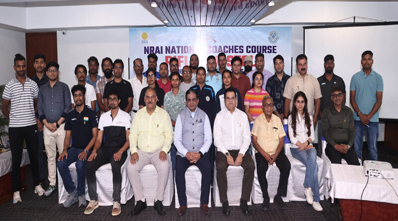 NRAI National Coaches Course commences in Jamshedpur with 33 coaches attending