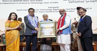 Conference on ‘Transformation of Tribal Lives through Science and Technological Interventions – Preserving Language, Faith and Culture’ and conferred with Brahmaputra Gaurav Samman at New Delhi.