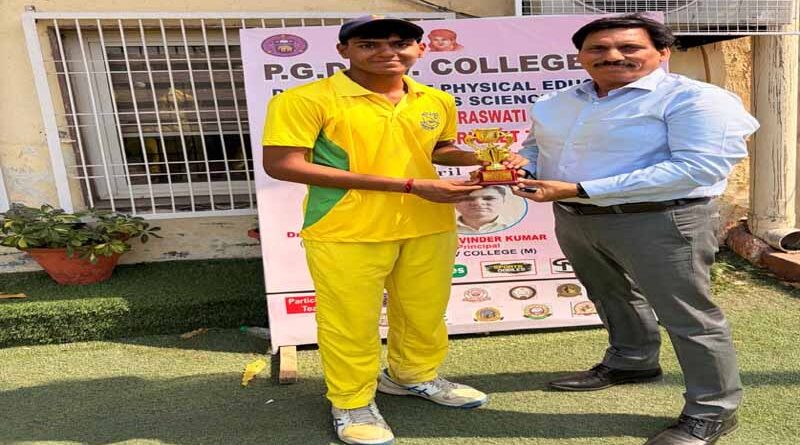 Karan and Lakshya shine in Swami Dayanand Saraswati T20 Day-Night Tournament