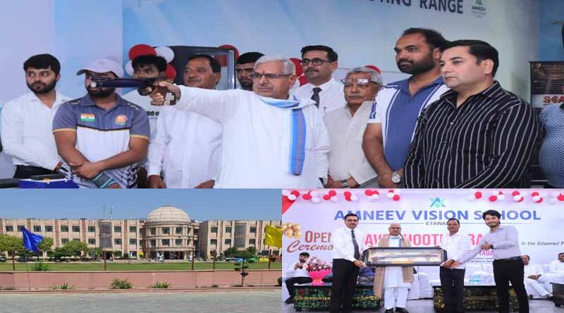 Grand Inauguration of State-of-the-Art Shooting Range at MNV Vision School, Etawah