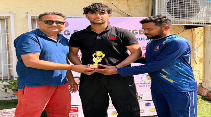 Yash Dabas Smashes Century as PGDAV College Cruise to 175-Run Victory in Swami Dayanand Saraswati T20 Tournament
