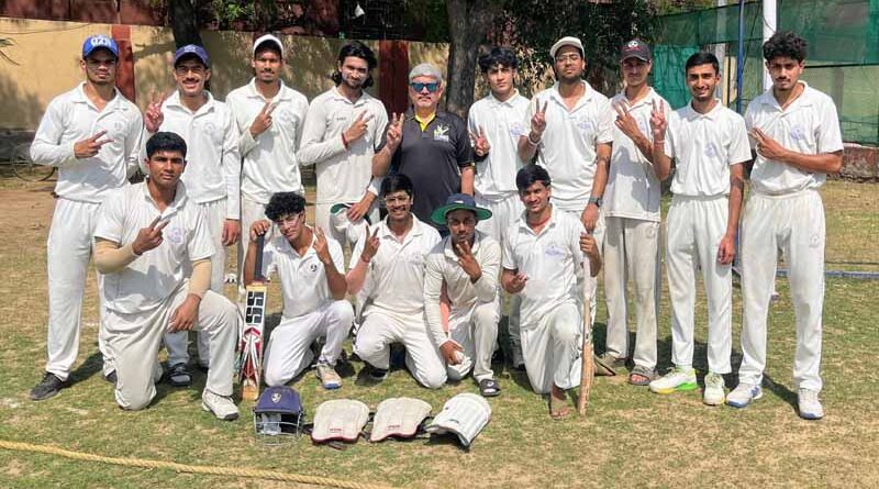 Ravi Raj and Devansh Bisht Shine as Shyam Lal College Enters Khelo DU Cricket Tournament Semifinals