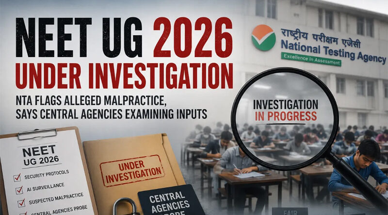 NEET Exam Cancelled, NTA Issues Notice; CBI to Conduct Investigation