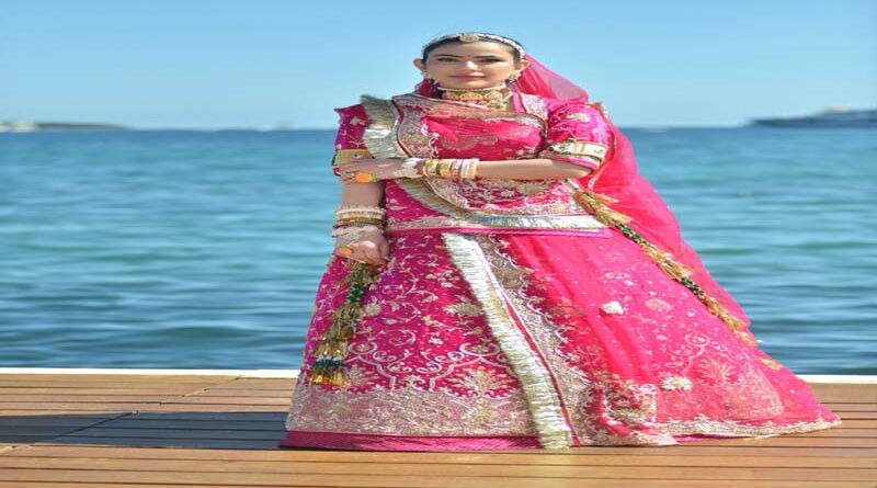 Ruchi Gujjar Arrives at Cannes in Traditional Rajasthani Ghoonghat 