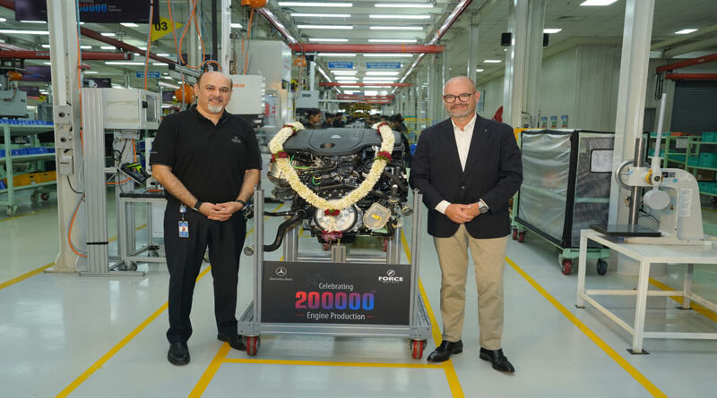 Force Motors Rolls-out 200,000th Mercedes-Benz Engine in India