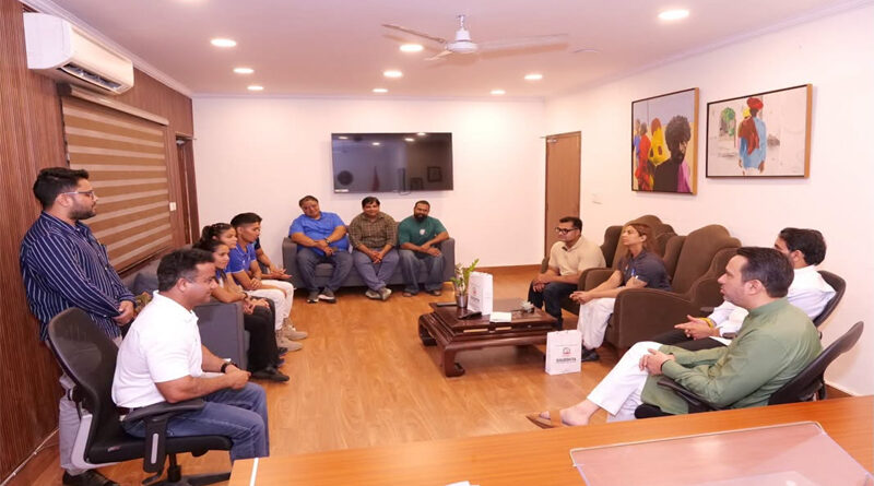Union Minister Jayant Chaudhary Meets Paralympic Medalists and Leading Sports Personalities