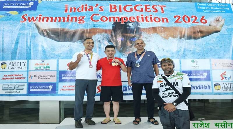 AGE NO BARRIER: TODDLERS TO VETERANS SHINE AT DELHI OPEN AQUATICS
