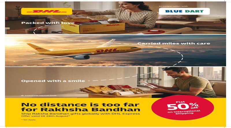 DHL Express’ Rakhi Express is Back with 50% Off on International Shipments from India
