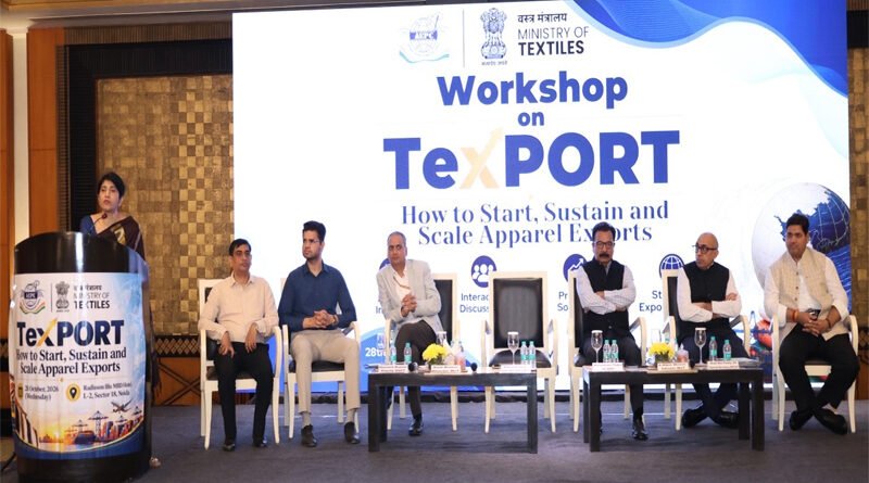Ministry of Textiles Organises Second TEXPORT Capacity-Building Programme in Noida through AEPC to Strengthen Apparel Export Preparedness